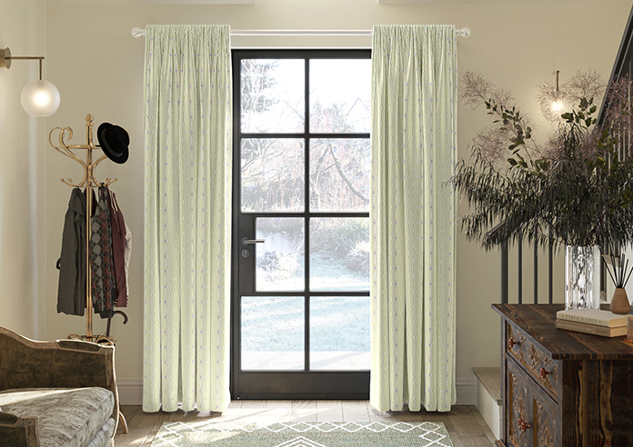 Opulent Scallop, Pistachio - Made To Measure Curtains - Image 3